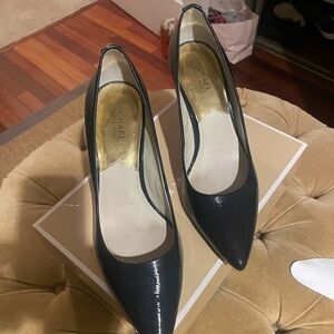 Michael Kors Black Patent Leather Heels